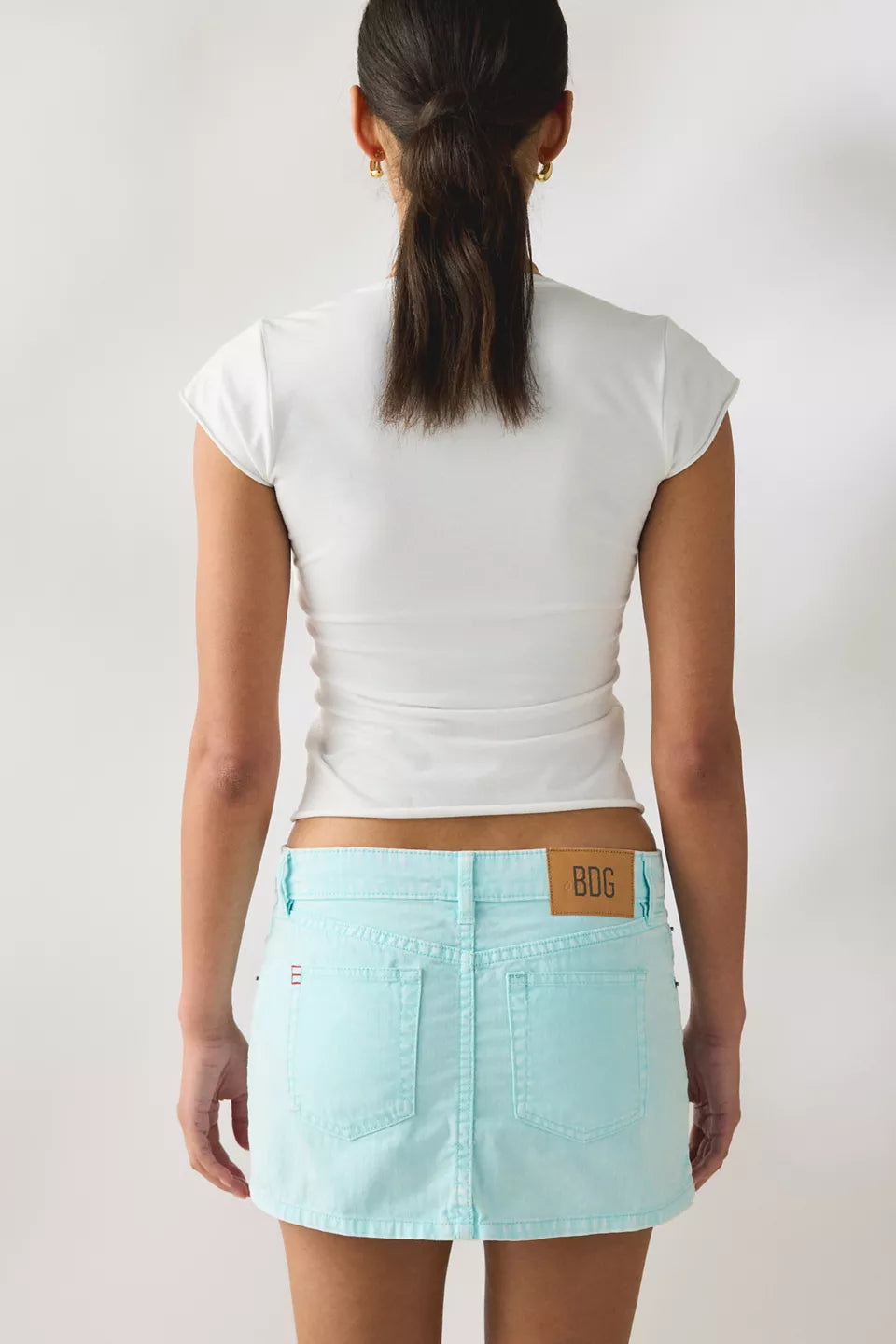 Women's Onna Denim Micro Mini Skirt