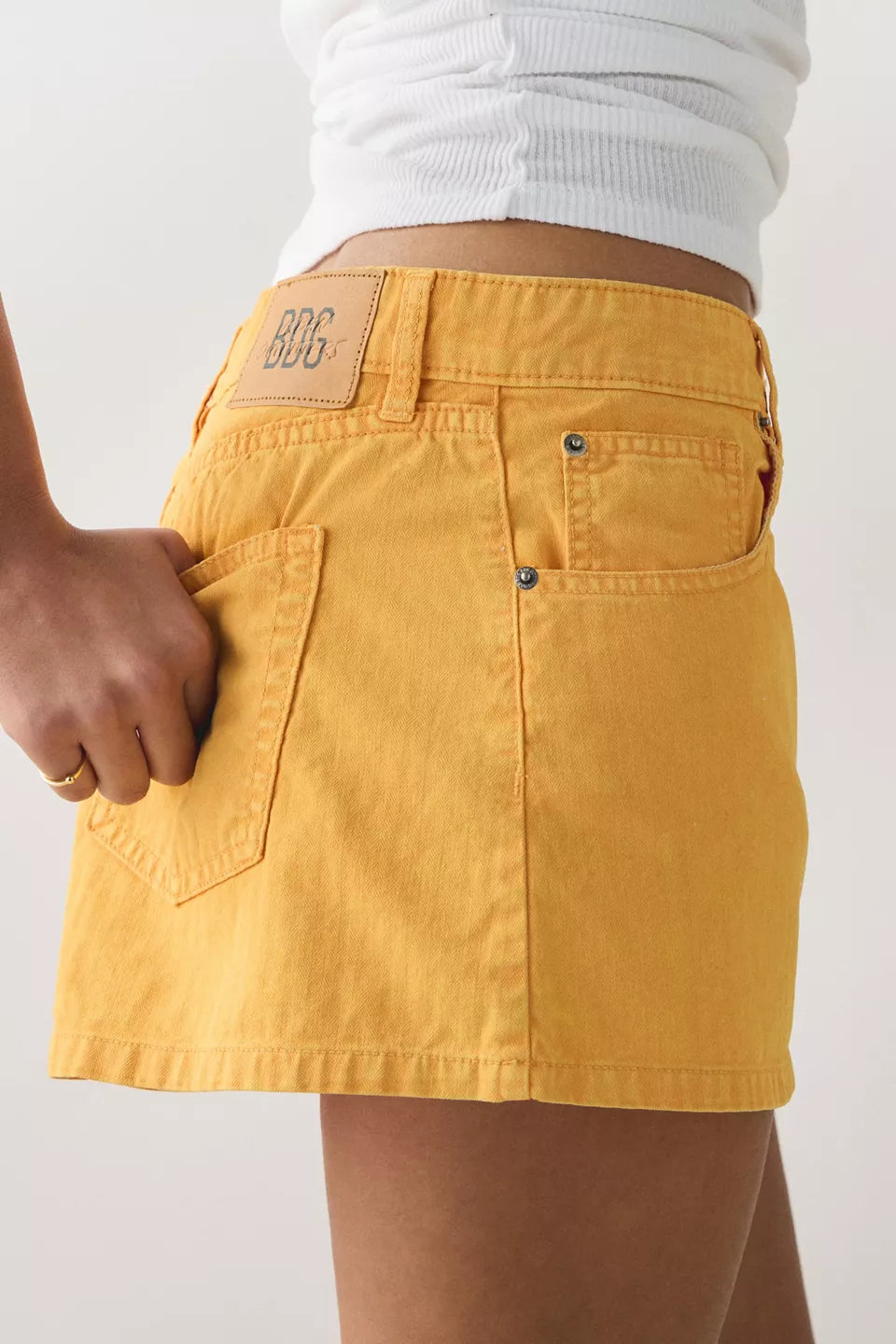 Women's Onna Denim Micro Mini Skirt