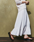 Quince Women's 100% Organic Cotton Gauze Smocked Maxi Skirt