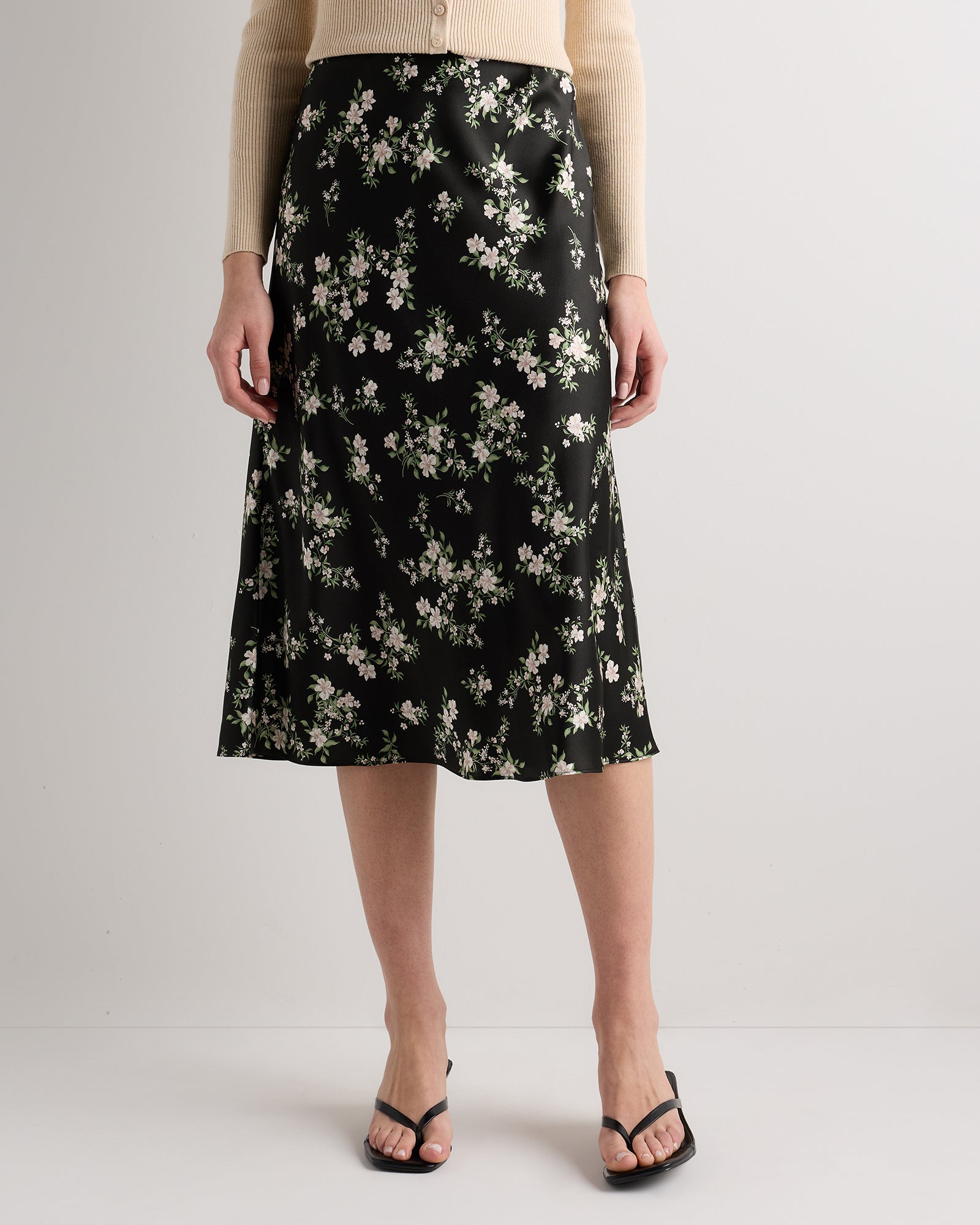 Quince Women's 100% Washable Silk Skirt