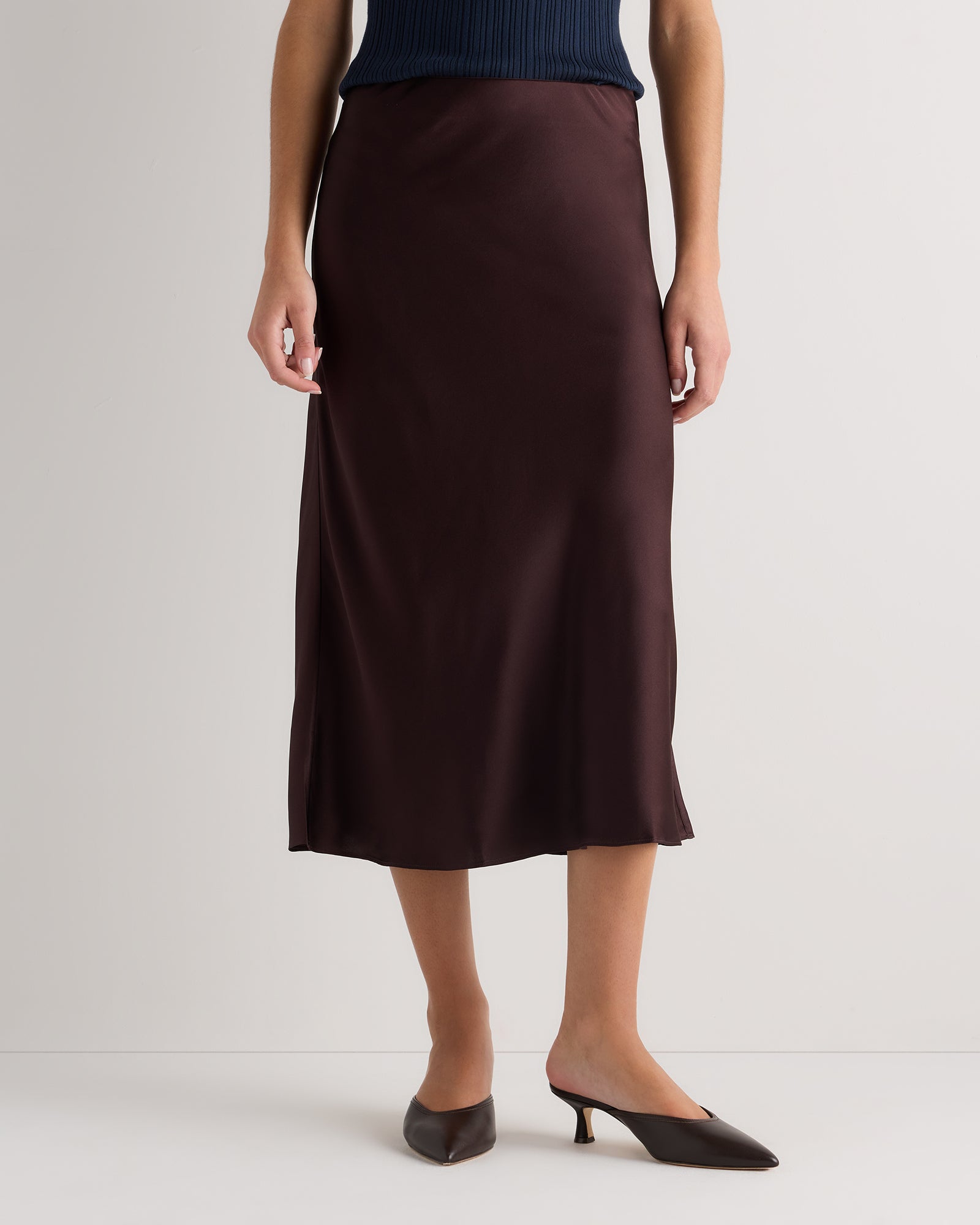 Quince Women's 100% Washable Silk Skirt