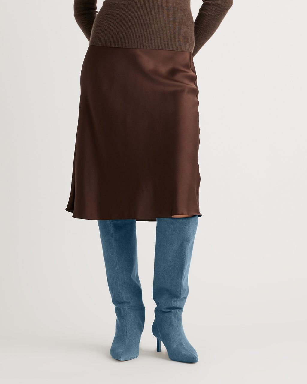 Quince Women's 100% Washable Silk Skirt