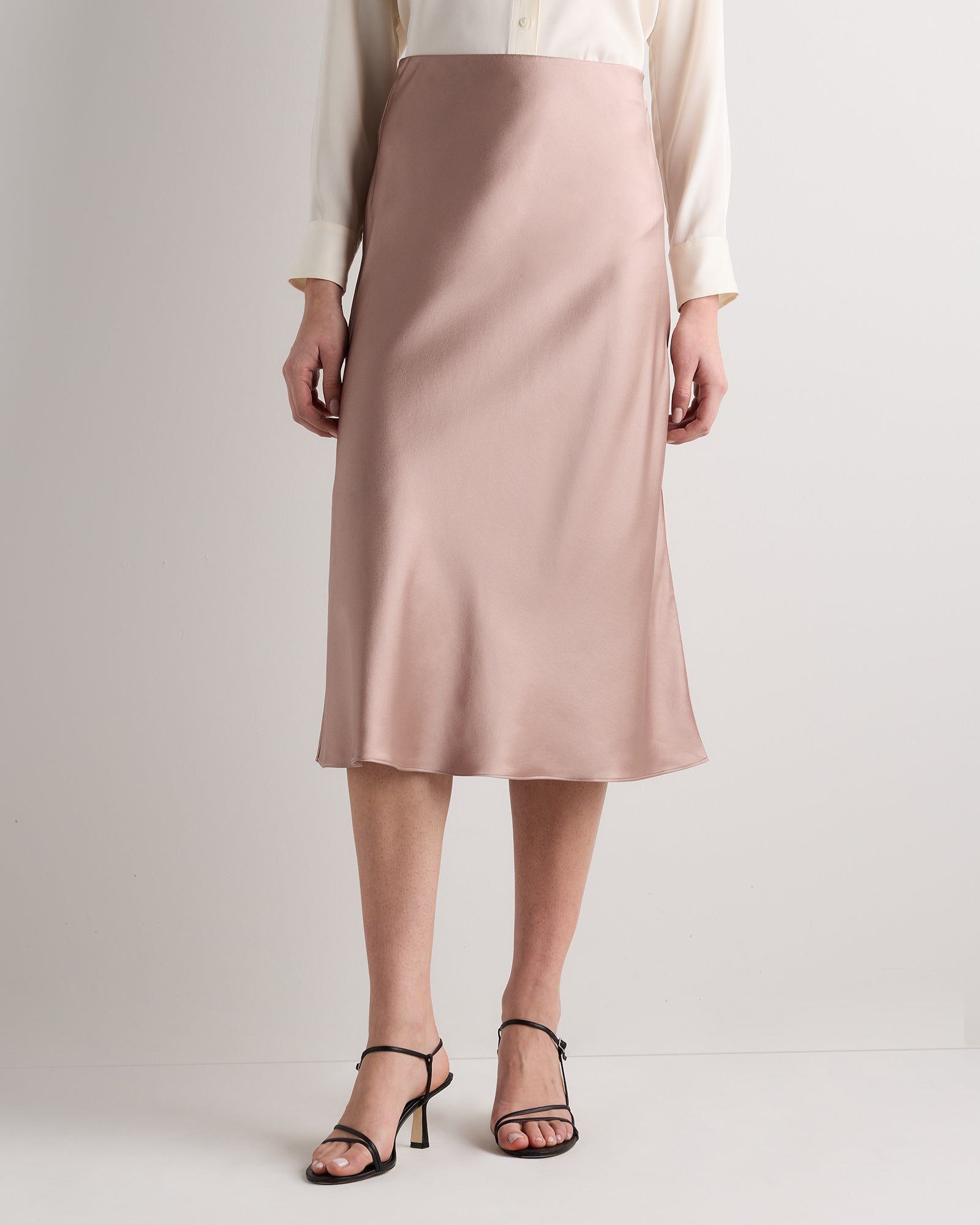 Quince Women's 100% Washable Silk Skirt