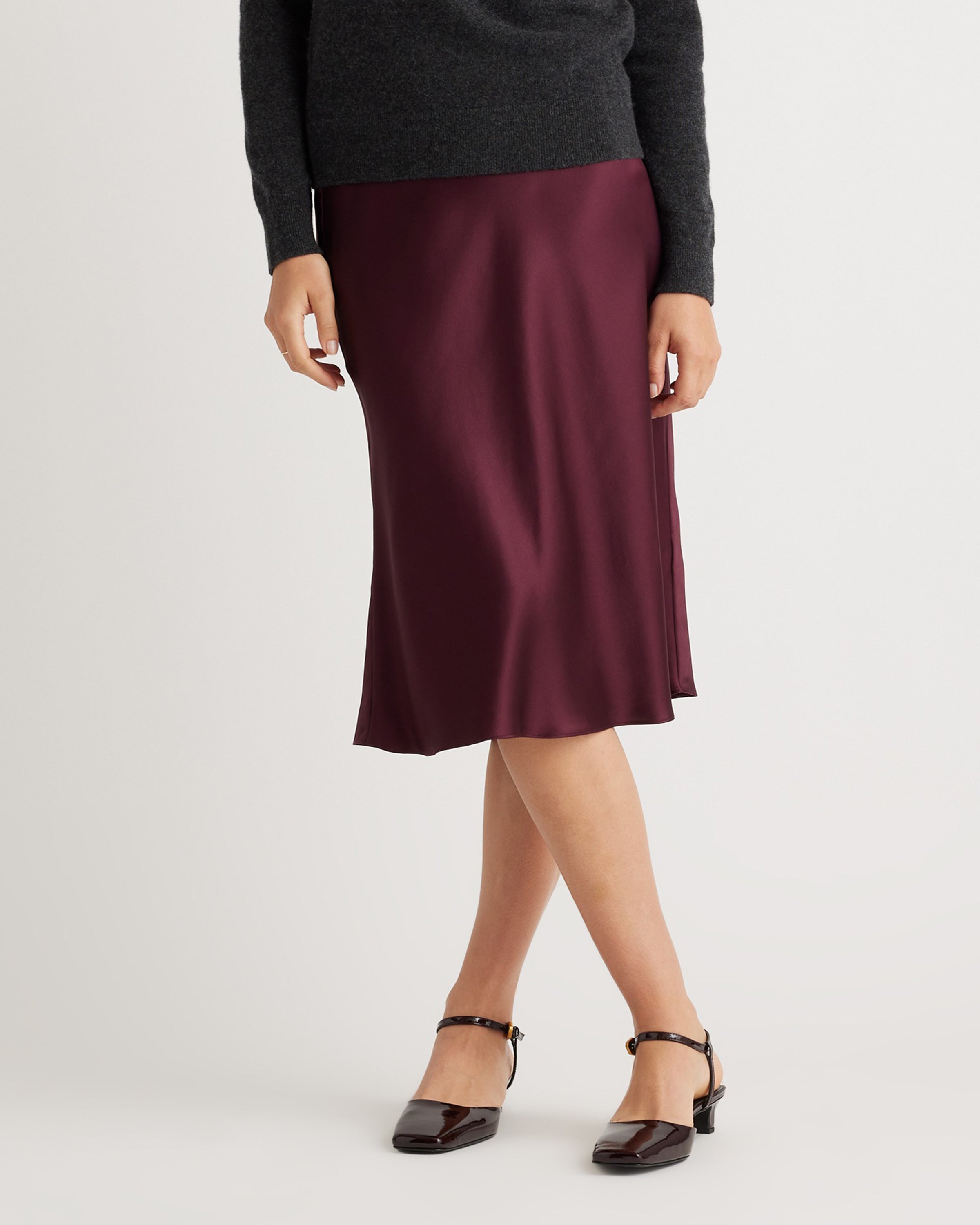 Quince Women's 100% Washable Silk Skirt