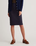 Quince Women's Ultra-Stretch Ponte Pencil Skirt