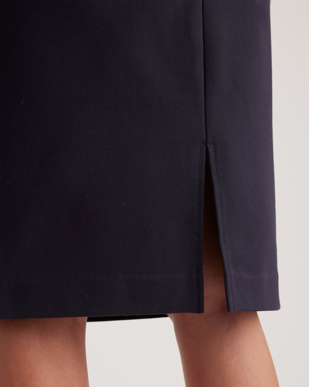 Quince Women's Ultra-Stretch Ponte Pencil Skirt