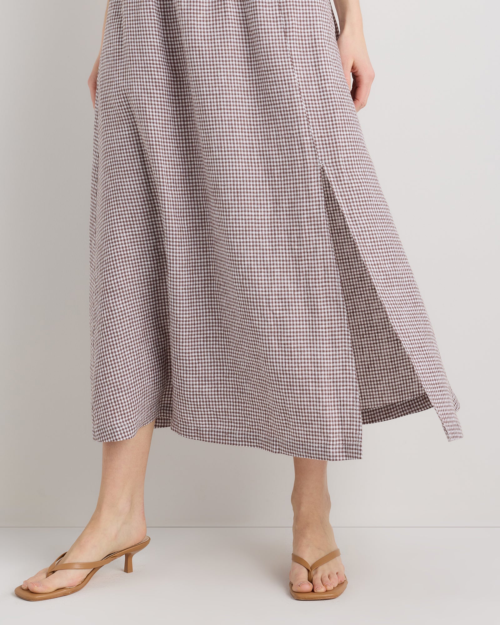 Quince Women's 100% European Linen Maxi Skirt