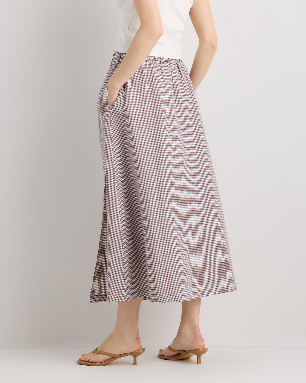 Quince Women's 100% European Linen Maxi Skirt