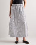 Quince Women's 100% Organic Cotton Poplin A-Line Maxi Skirt