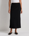Quince Women's Ultra-Stretch Ponte Maxi Pencil Skirt