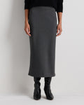 Quince Women's Ultra-Stretch Ponte Maxi Pencil Skirt