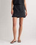 Quince Women's 100% European Linen Utility Skort