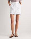 Quince Women's 100% European Linen Utility Skort