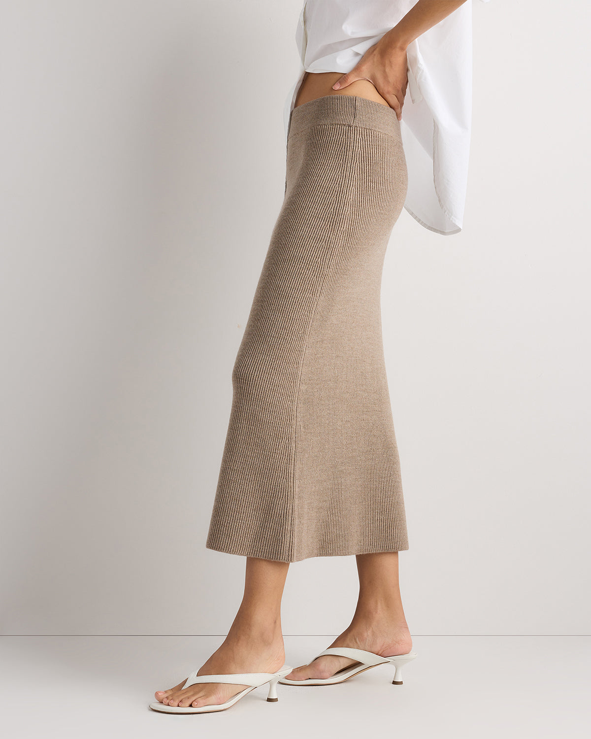 Quince Women's Australian Merino Wool Midi Skirt