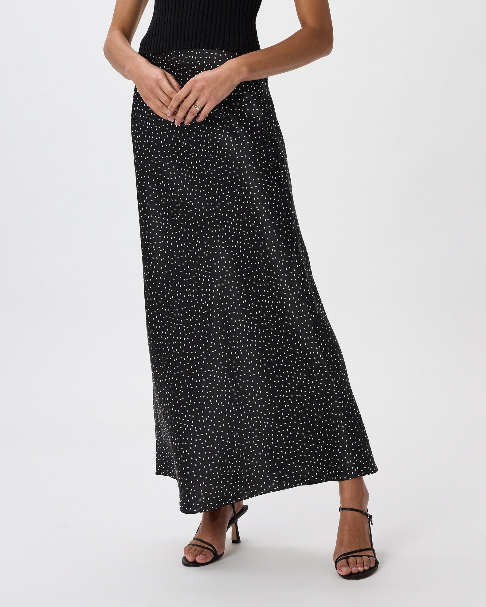 Quince Women's 100% Washable Silk Maxi Skirt